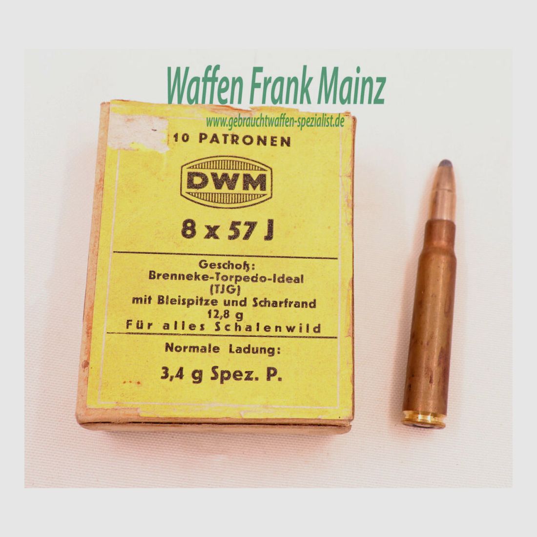 DWM, Karlsruhe Büchsenpatronen 8x57J