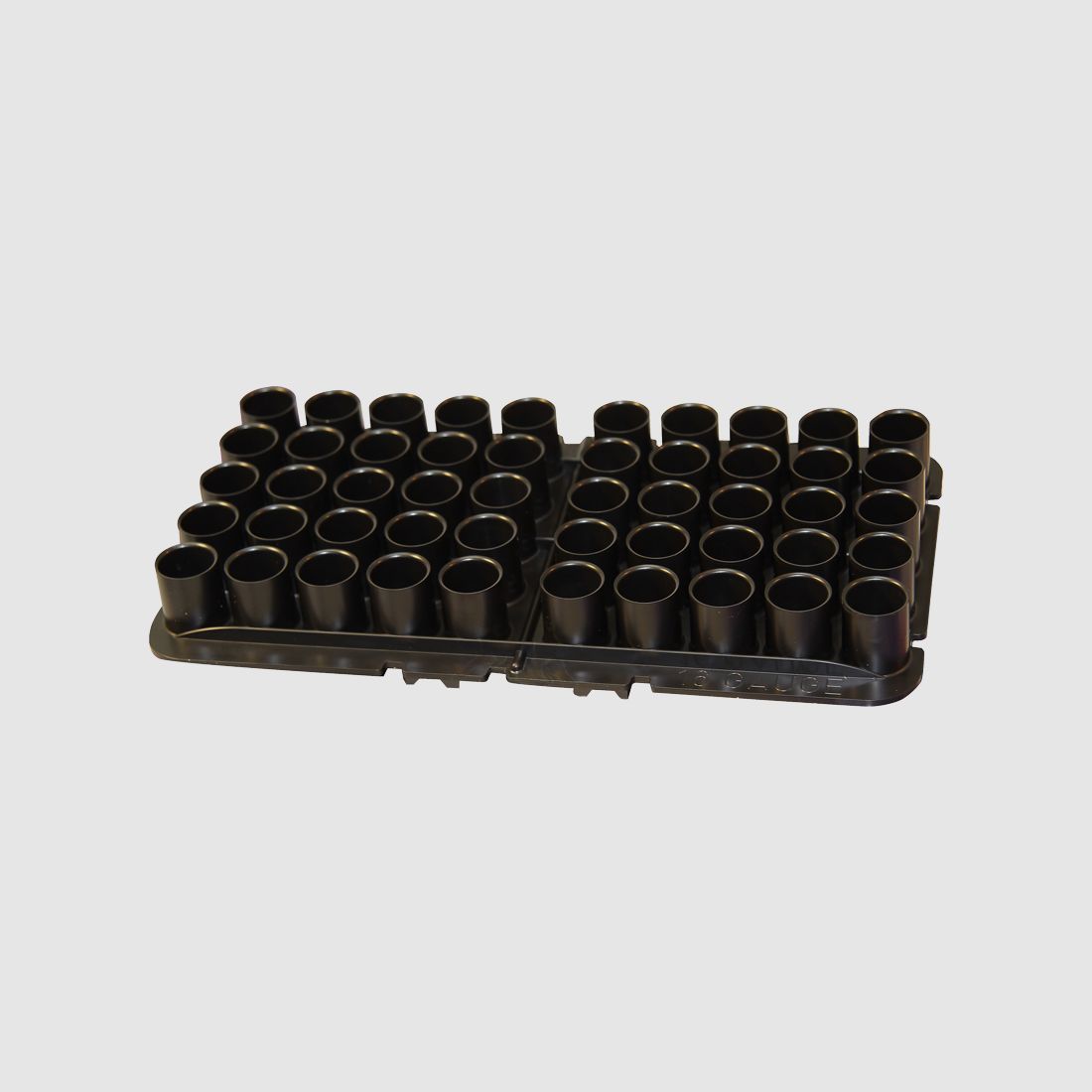 MTM stacking base for 50 shotgun cartridges ST-16-40 black .16