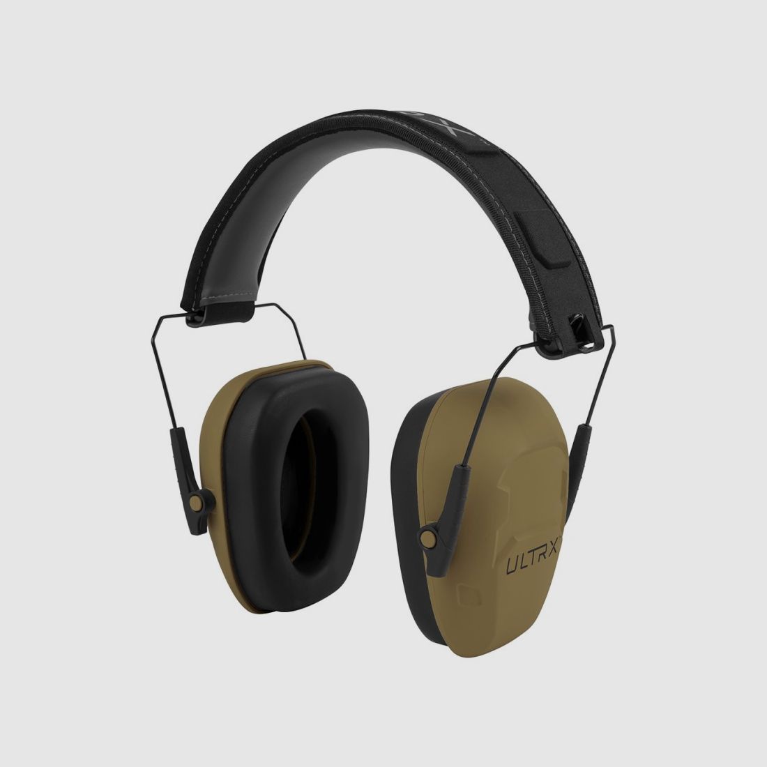 SŁUCHAWKI STRZELECKIE ULTRX SHIELD PASSIVE EARMUFF FDE, zdjęcie 1 z 5