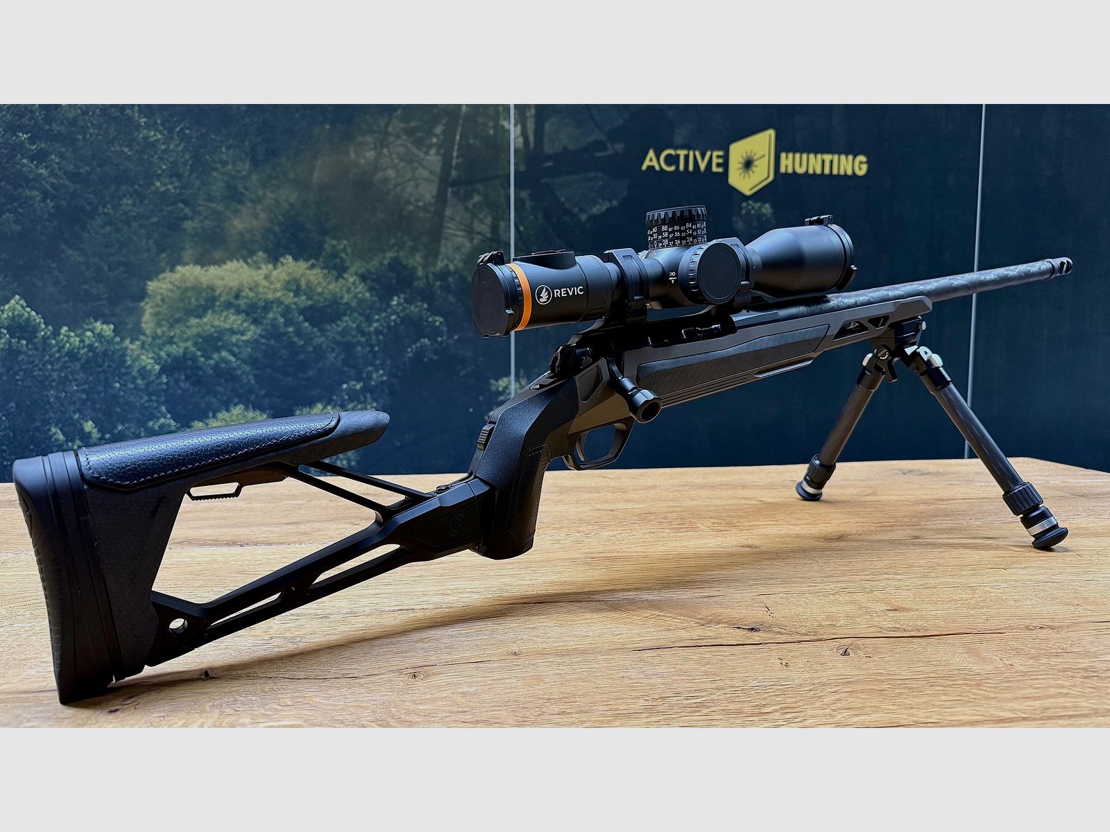 Gunwerks Endex / 6.5 PRC / 20'' barrel length / Revic mount / Revic Radikl RS25b 4-25x50 / Elevate 2.0 bipod / NEW