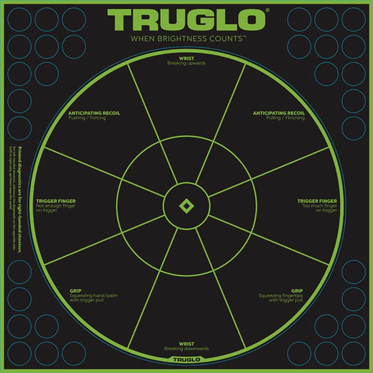 Truglo Target Handgun Diag Zielscheibe
