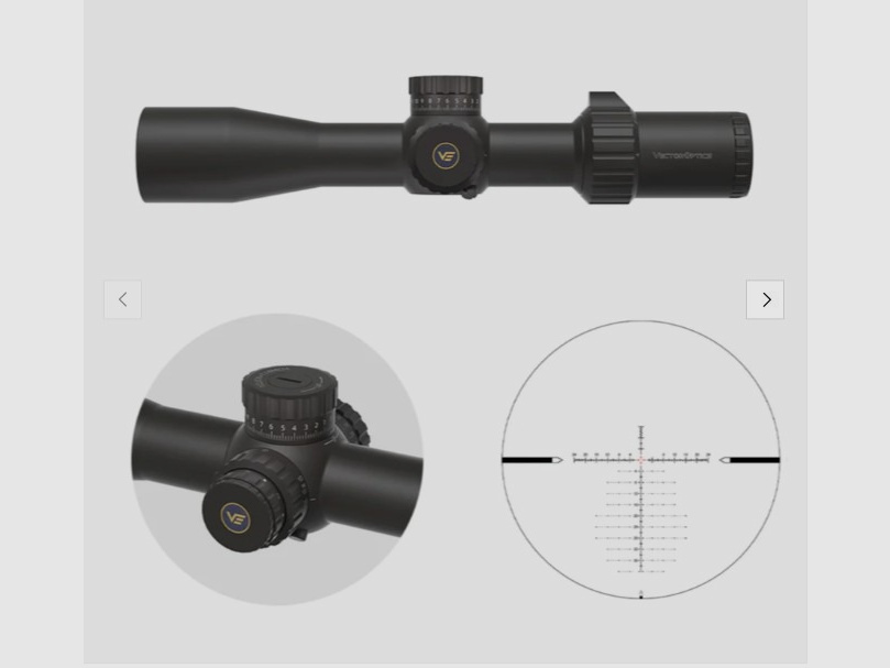Vector Optics SCFF-50 Taurus Zielfernrohr 4-16x44 HD MOA - Montage für 21mm Picatinny/Weaver