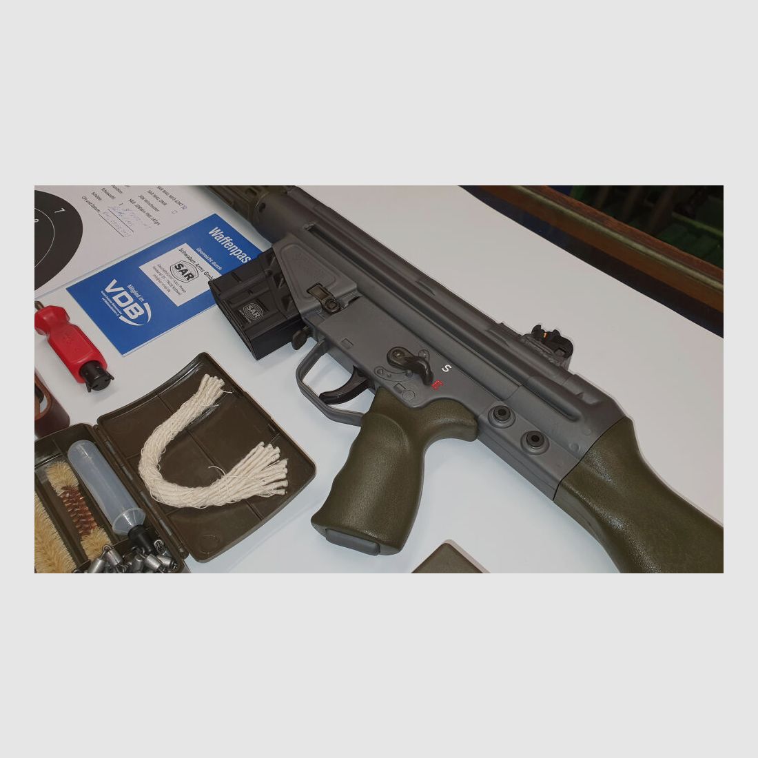 Rifle semiautomático Schwaben Arms GmbH SAR M41 SPORTMATCH MF3 G3KT calibre 308win. - HECHO EN ALEMANIA - similar a HK41/G3, imagen 7 de 10