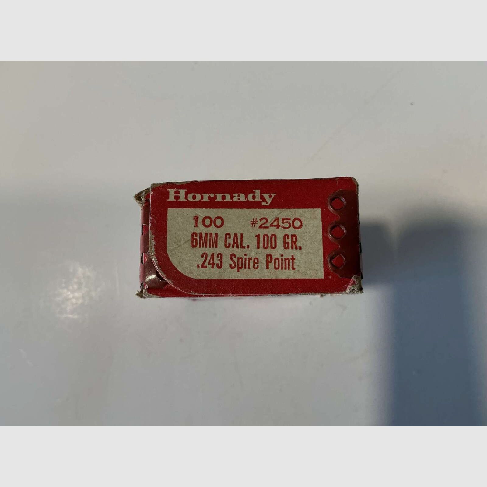 PALLE HORNADY 6MM .243 100GR SPIRE POINT