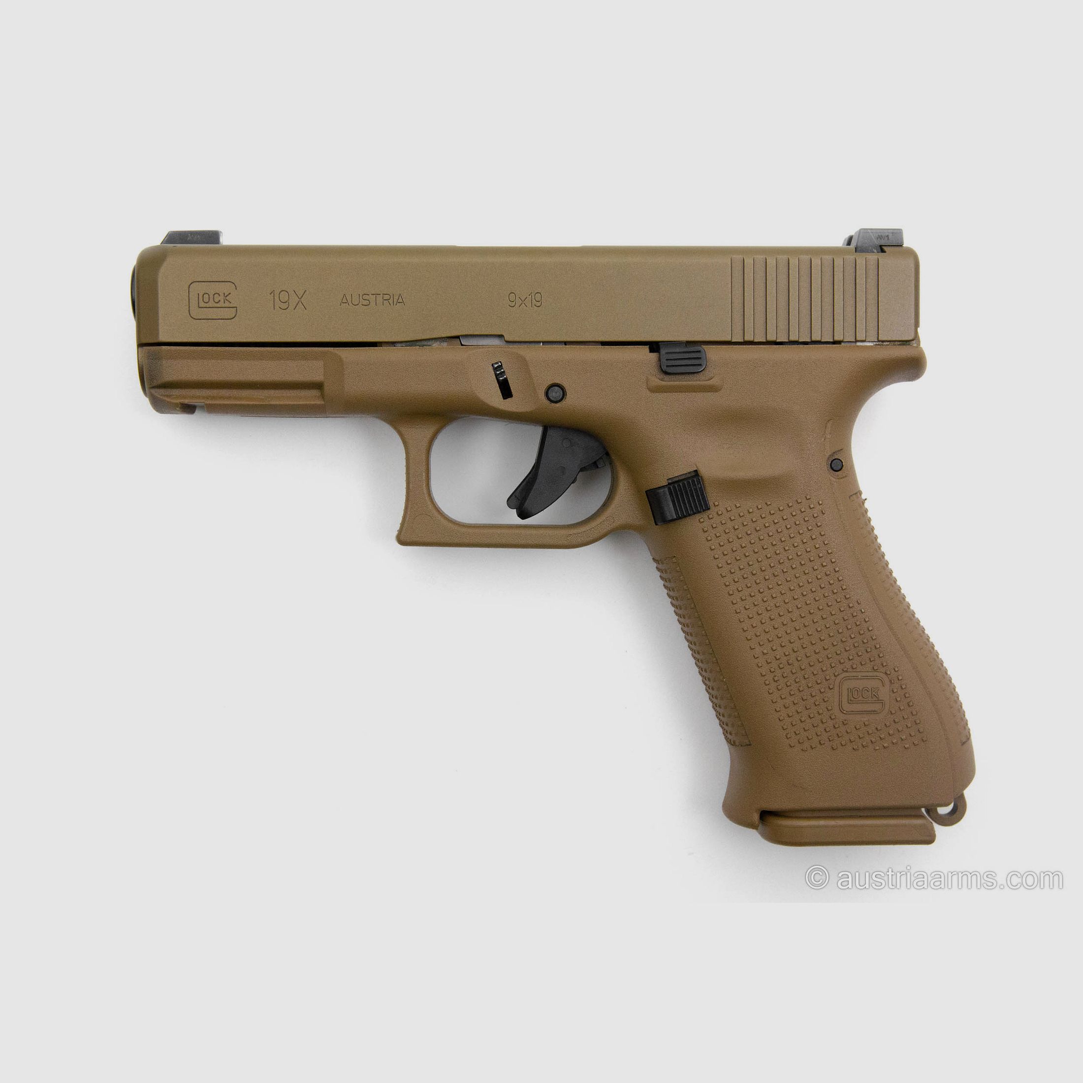 Glock 19X with Performance Trigger, like new demonstration weapon, 9 x 19 mm, image 1 of 5