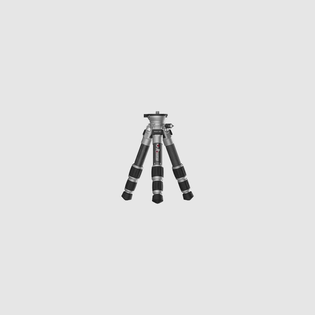 Treppiede in Carbonio Base 3 Sezioni Max 38 cm, immagine 1 di 9