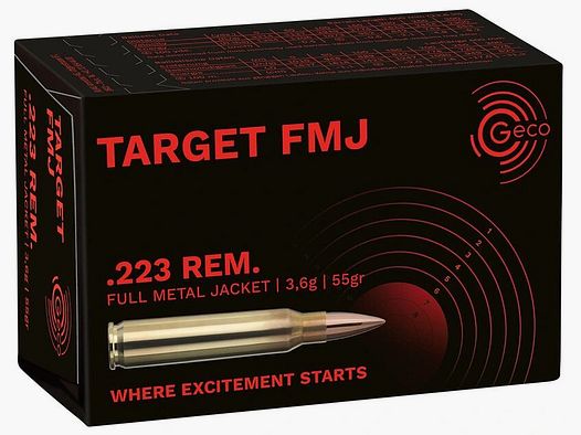 Geco .223 Rem. Vlm Target 3.6g/55grs.