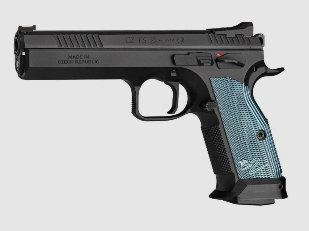 Halbautomatische Pistole CZ TS 2 blue aus Sonderposten für die USA