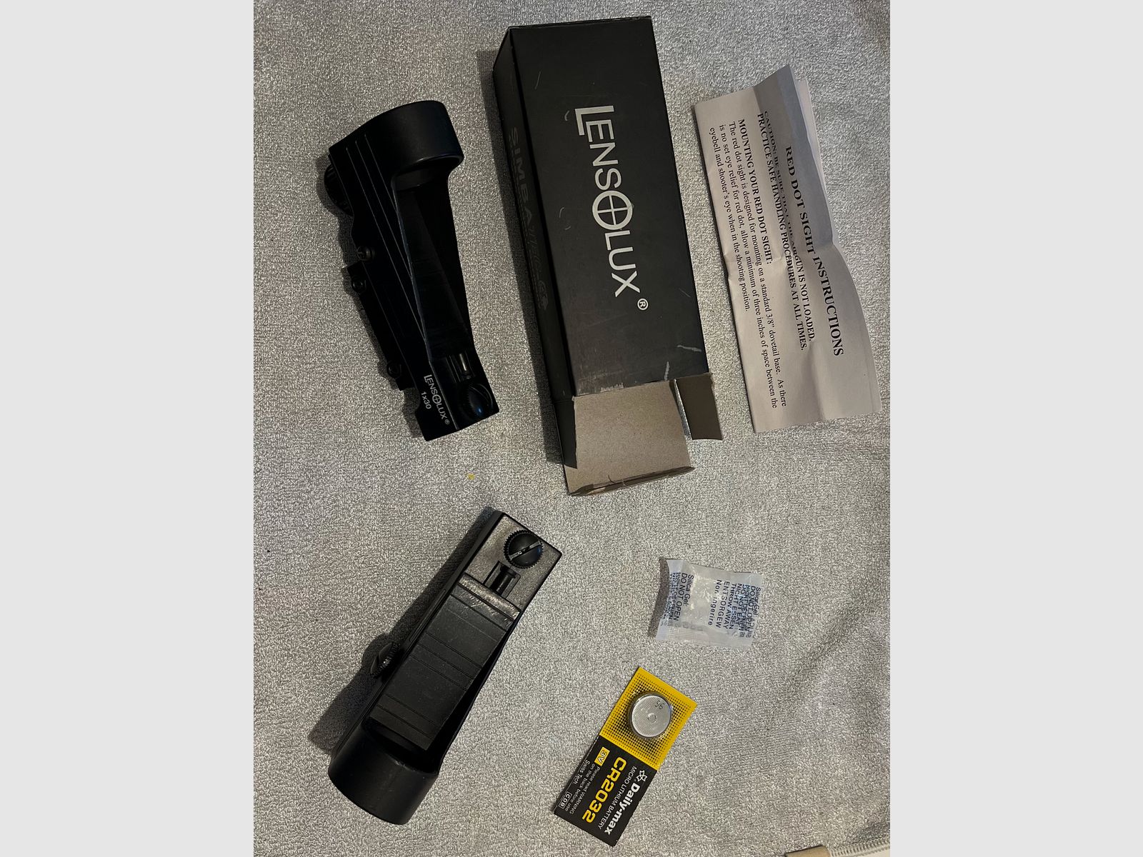 Celownik punktowy Leuchtpunkt-Zielfinder Lensolux 1x30 (2 sztuki!)