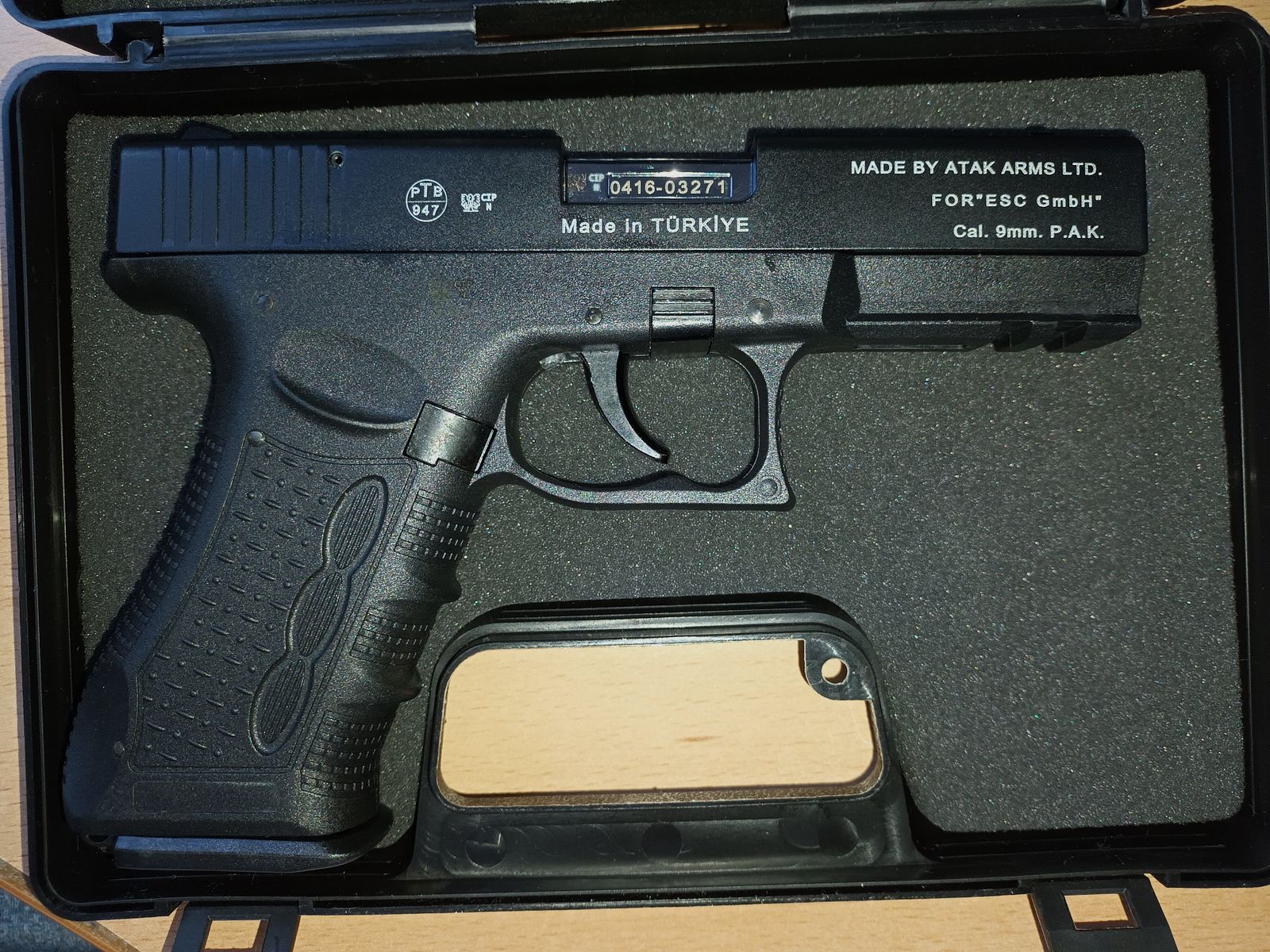 Zoraki Modell 917 brüniert - chrom, Kaliber 9 mm P.A. (P18)