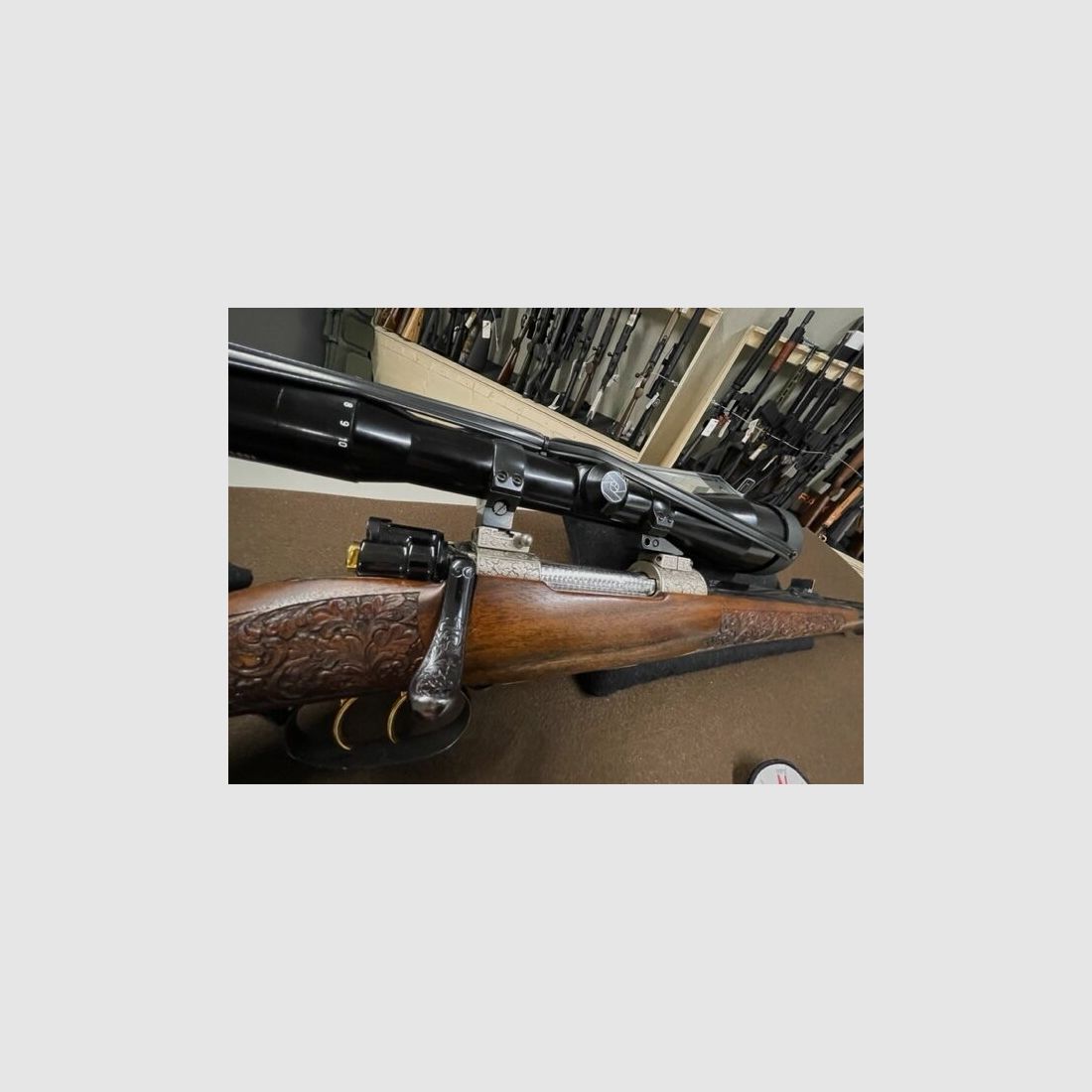 Mauser 98er Einzelstück, graviert