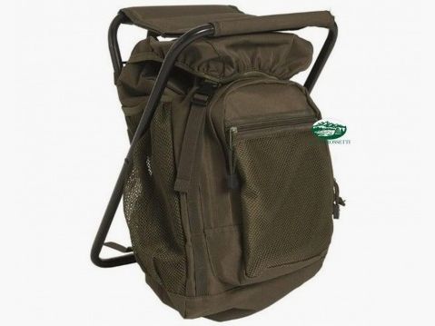 MILSPEC Seat with green backpack
