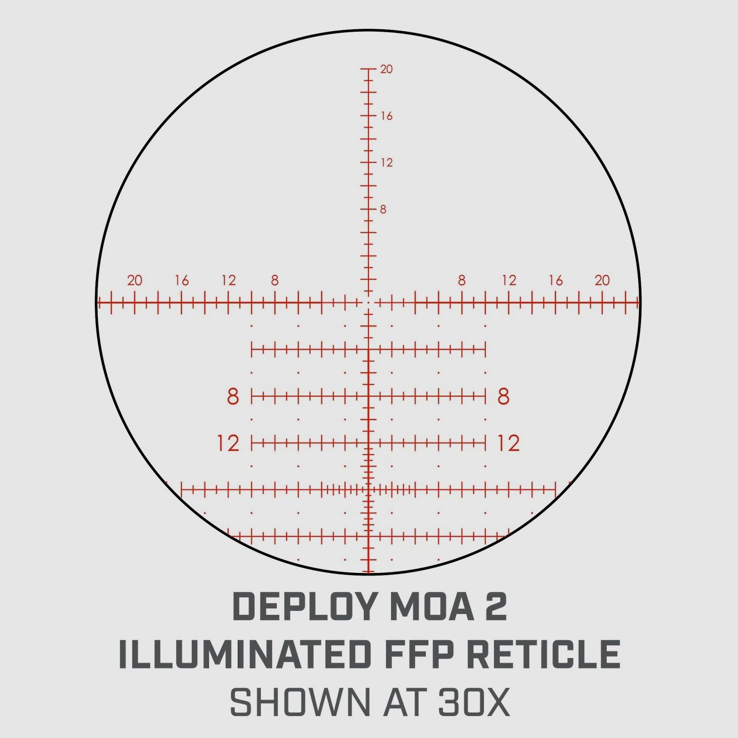 Bushnell Match Pro ED 5-30x56 Zielfernrohr – Deploy MOA 2 FFP-Absehen