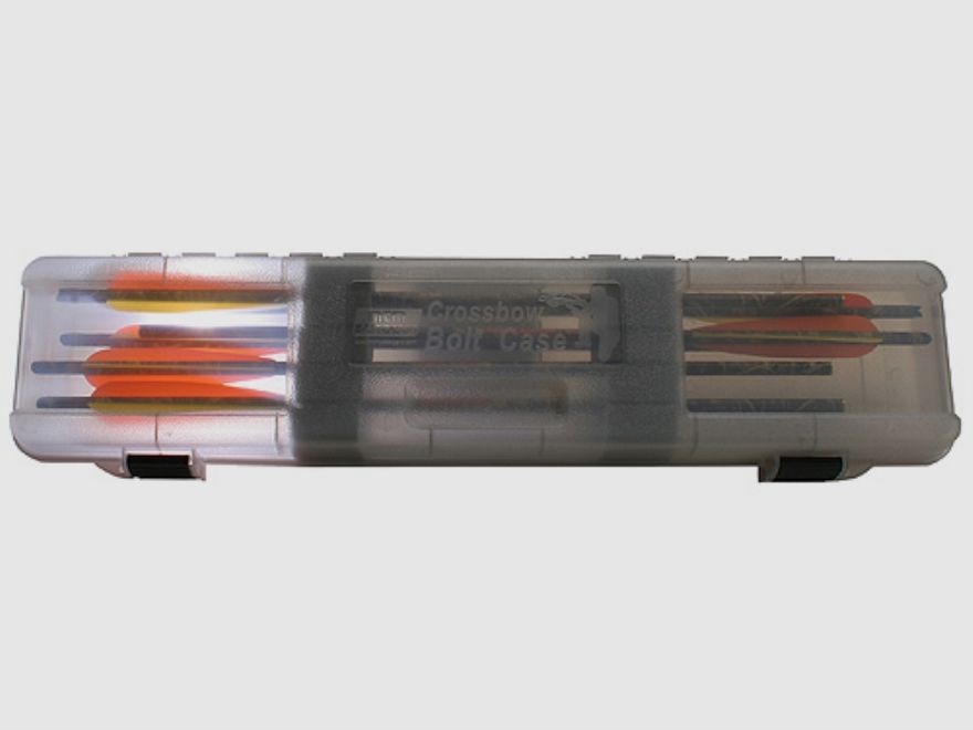 MTM Armbrustpfeilebox BHCB-41 rauch klar für 12 Pfeile mit 23''