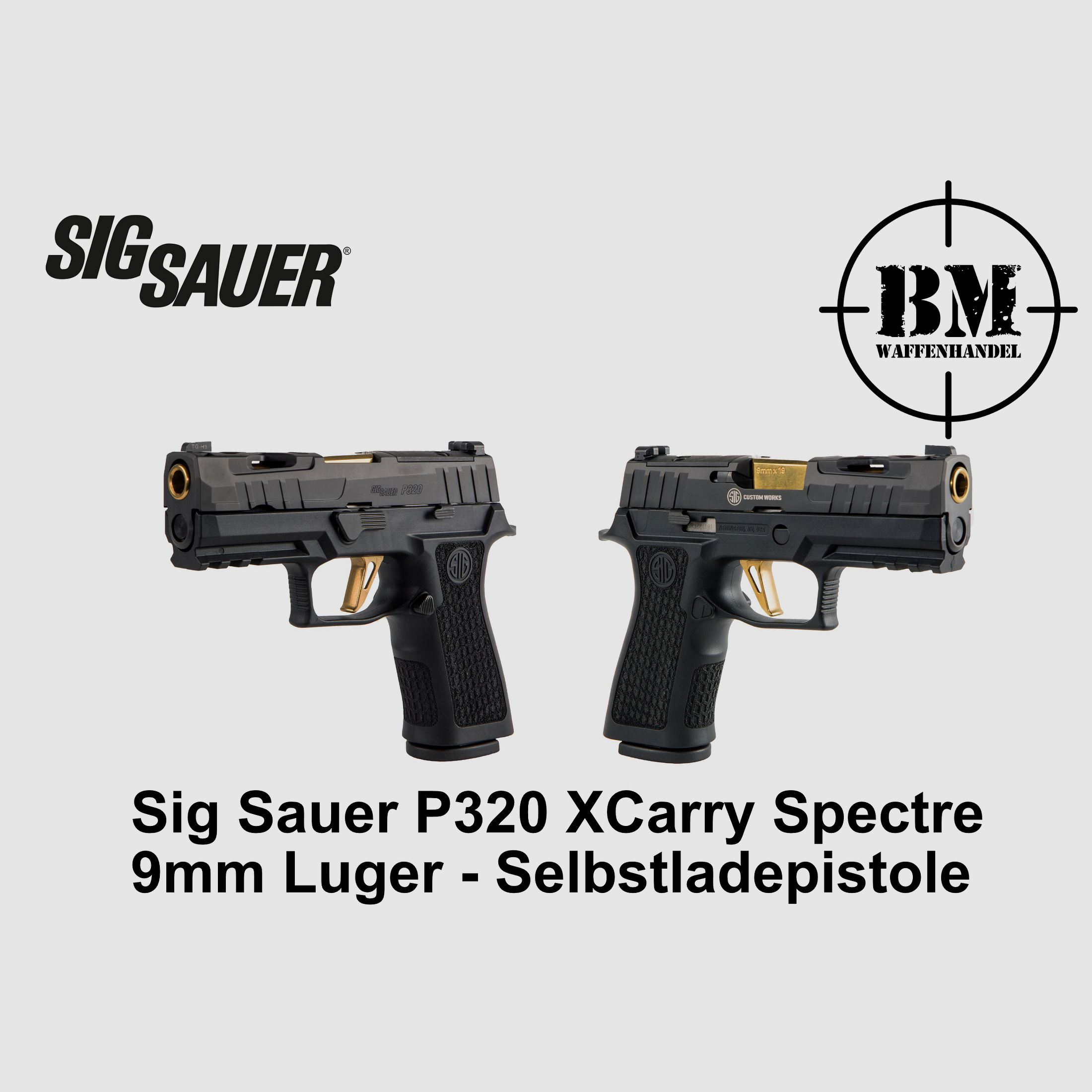 Sig Sauer P320 XCarry Spectre Schwarz 9mm Luger - Selbstladepistole