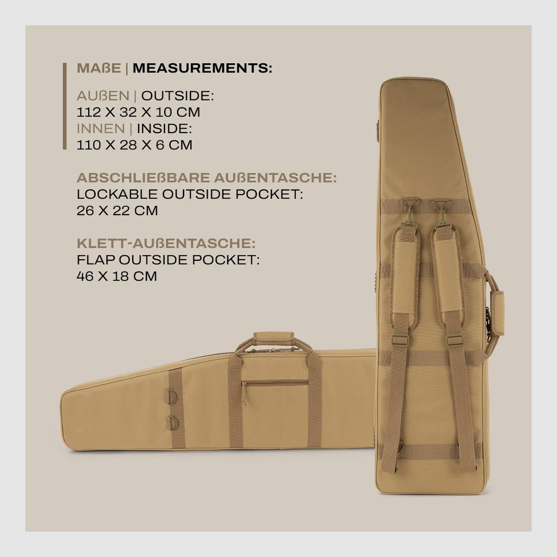 Winter Guncases Bolsa para Rifle 110 cm