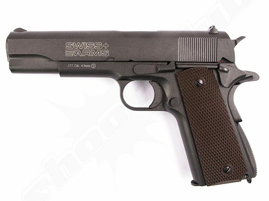 Swiss Arms	 P1911 CO2 Pistole Blow Back 4,5 mm BB Schwarz