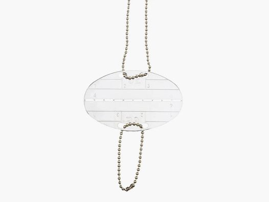 ASMC BW identification tag set with chains