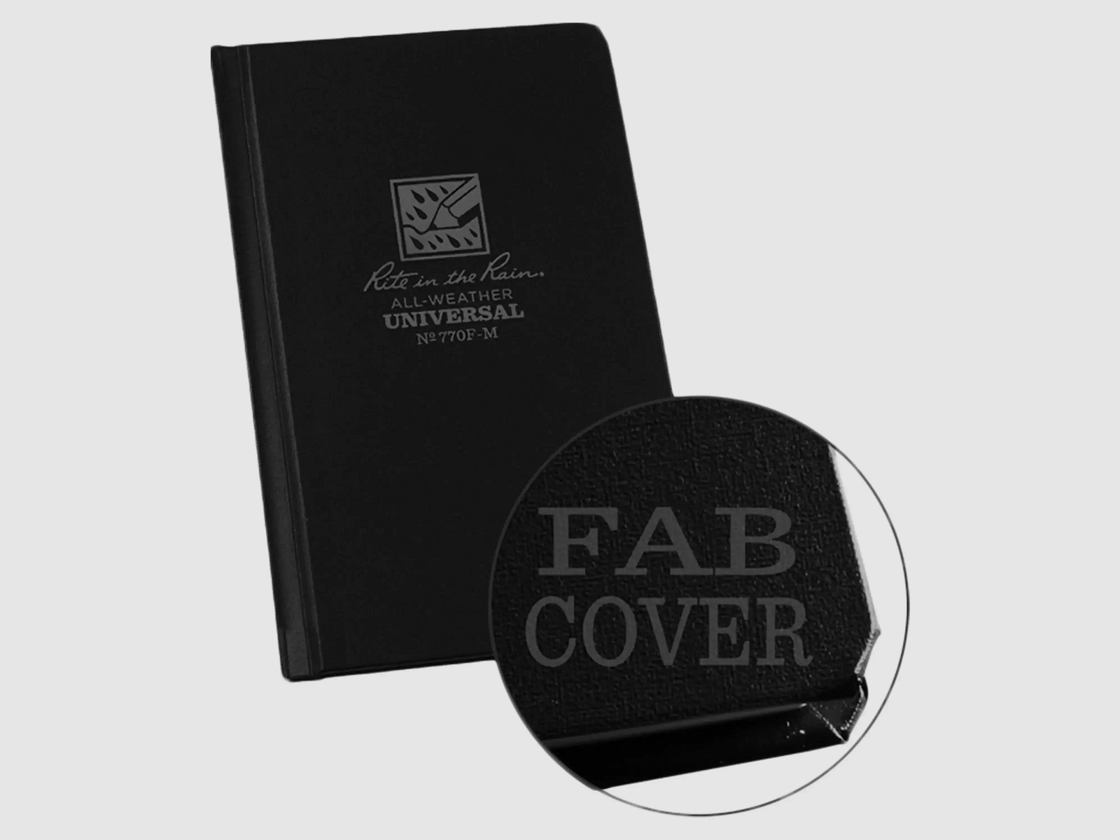 Rite in the Rain Hardcover Notebook black No. 770F-M