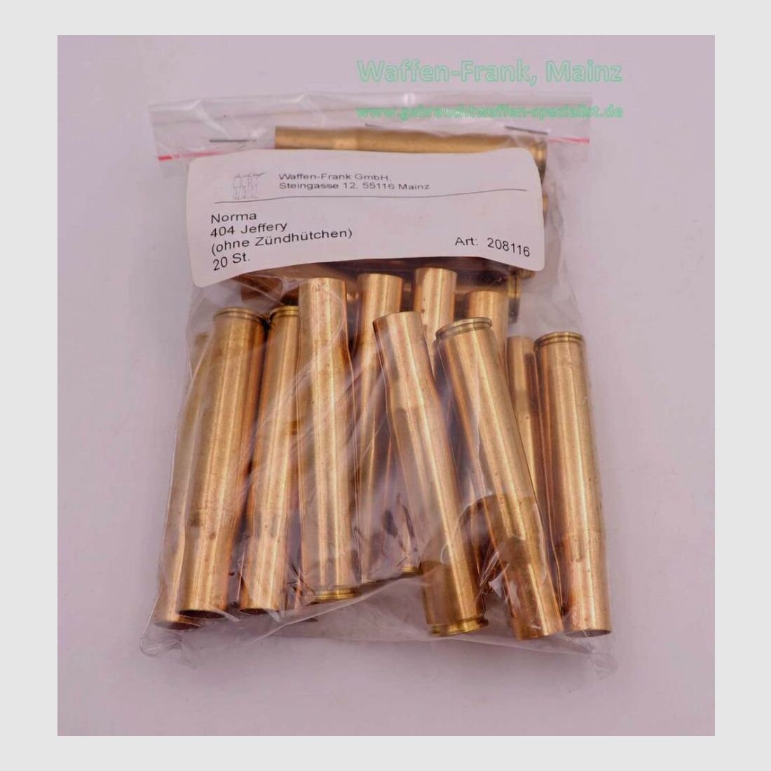 Norma douilles d'armes à feu