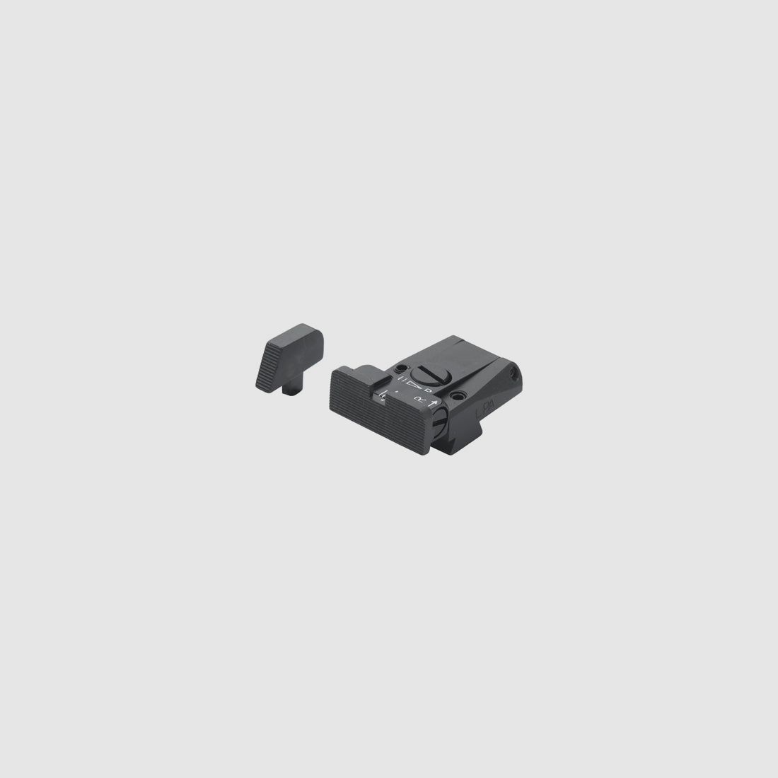 LPA SPR45CT07 Micrometer Sight Set for Colt Government 1911-A1 – Black Sight Picture
