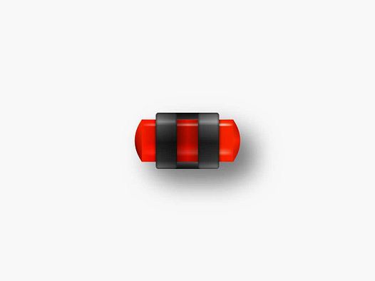 RED FRONT SIGHT M2.6 D3 L7.5