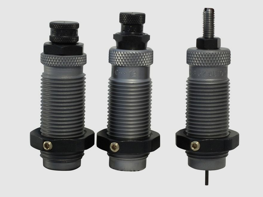 RCBS Carbide Taper Crimp 3-Die Set / Ensemble de matrices .32 Auto (RN) Taille B