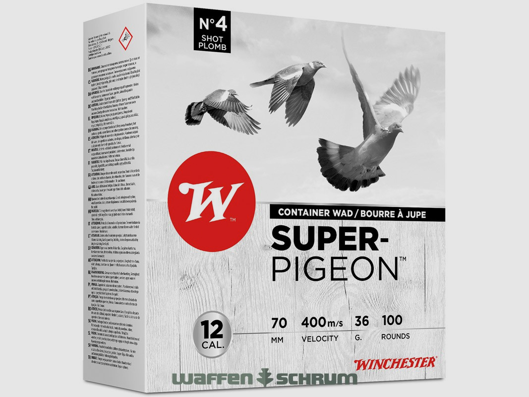 Winchester Super Pigeon 12/70 3,1mm - 36g