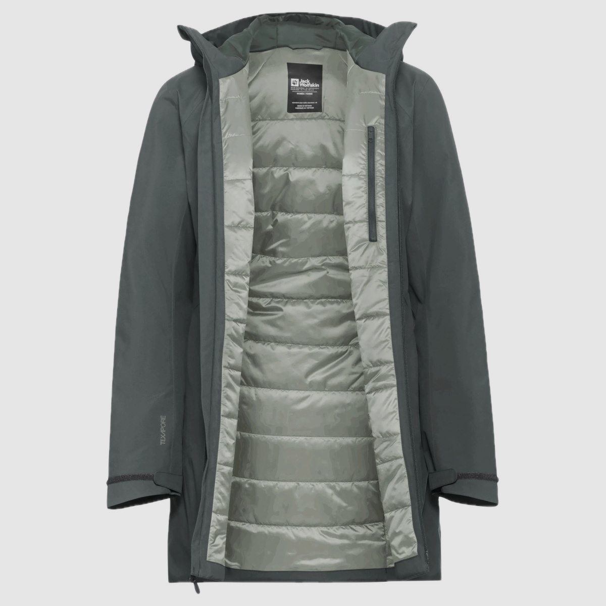 JACK WOLFSKIN Heidelstein Ins Jkt W Slate Green