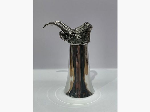 Jäger Becher aus Zinn – Gemse – ca. 8 cm