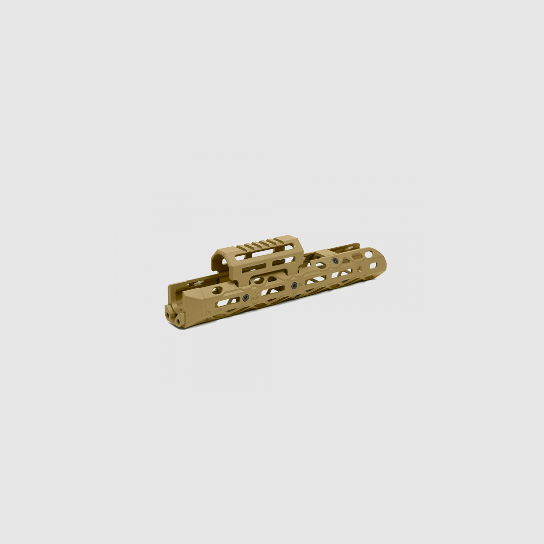 KPYK Medium AK M-LOK Handschutz mit kurzem Gasrohrcover CRC 1U020A Coyote Tan
