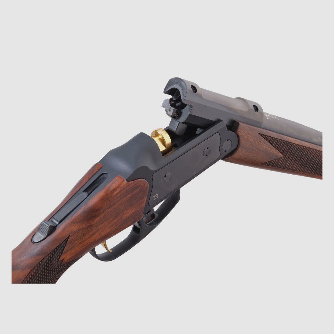 Kelten Arms J8 Kipplaufgewehr – Aluminium ohne Schaftbacke (auch für Linksschützen geeignet), Bild 8 von 11