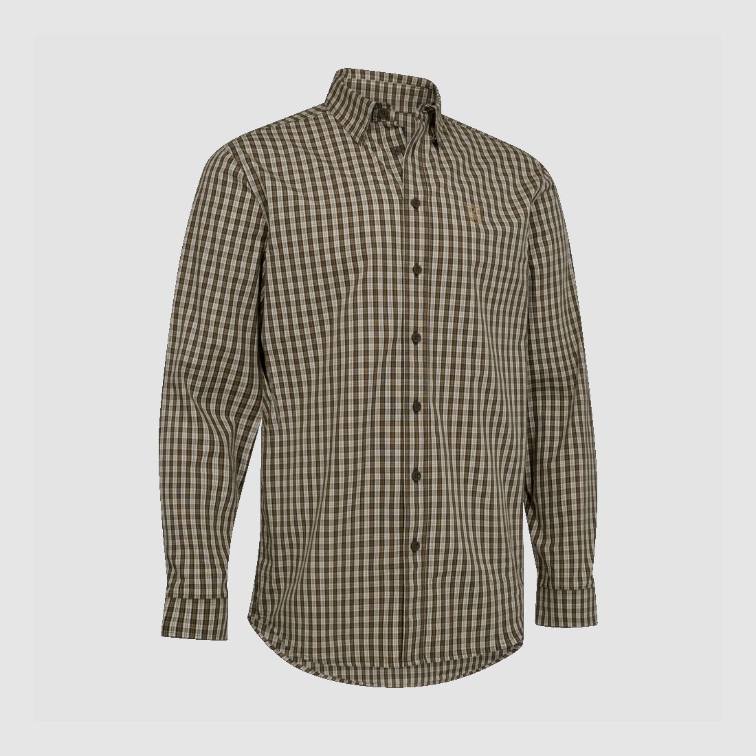 Baldwin shirt size 45/46 brown check