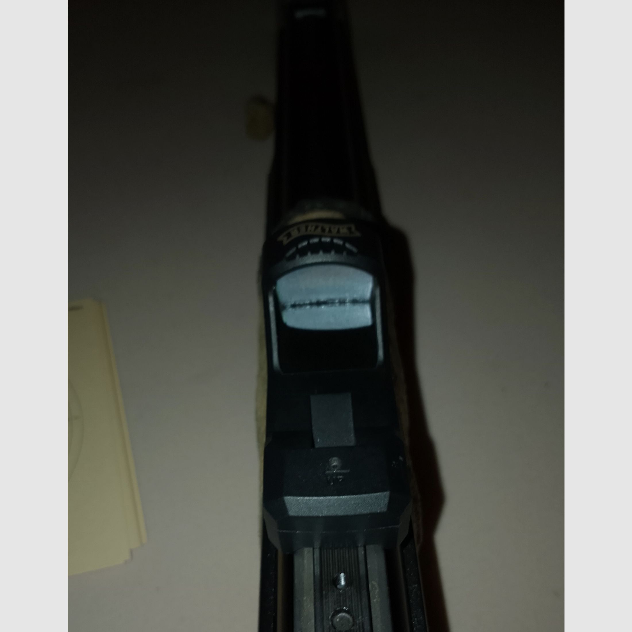 Goed onderhouden Mercury x tac 85 luchtgeweer kniklader 4,5mm .177 + doelwitten Target Diabolos Set Walther green Dot groene punt vizier