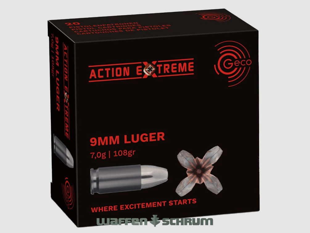 Geco 9mmLuger Action EXTREME 7,0g - 108gr.