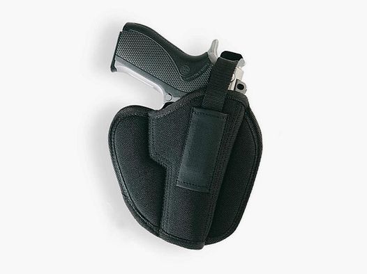 Sickinger Nylon PANCAKE Holster Linkshänder- S&W 2" J-Frame, SP 101 2.25", Colt Det., Taurus M 85