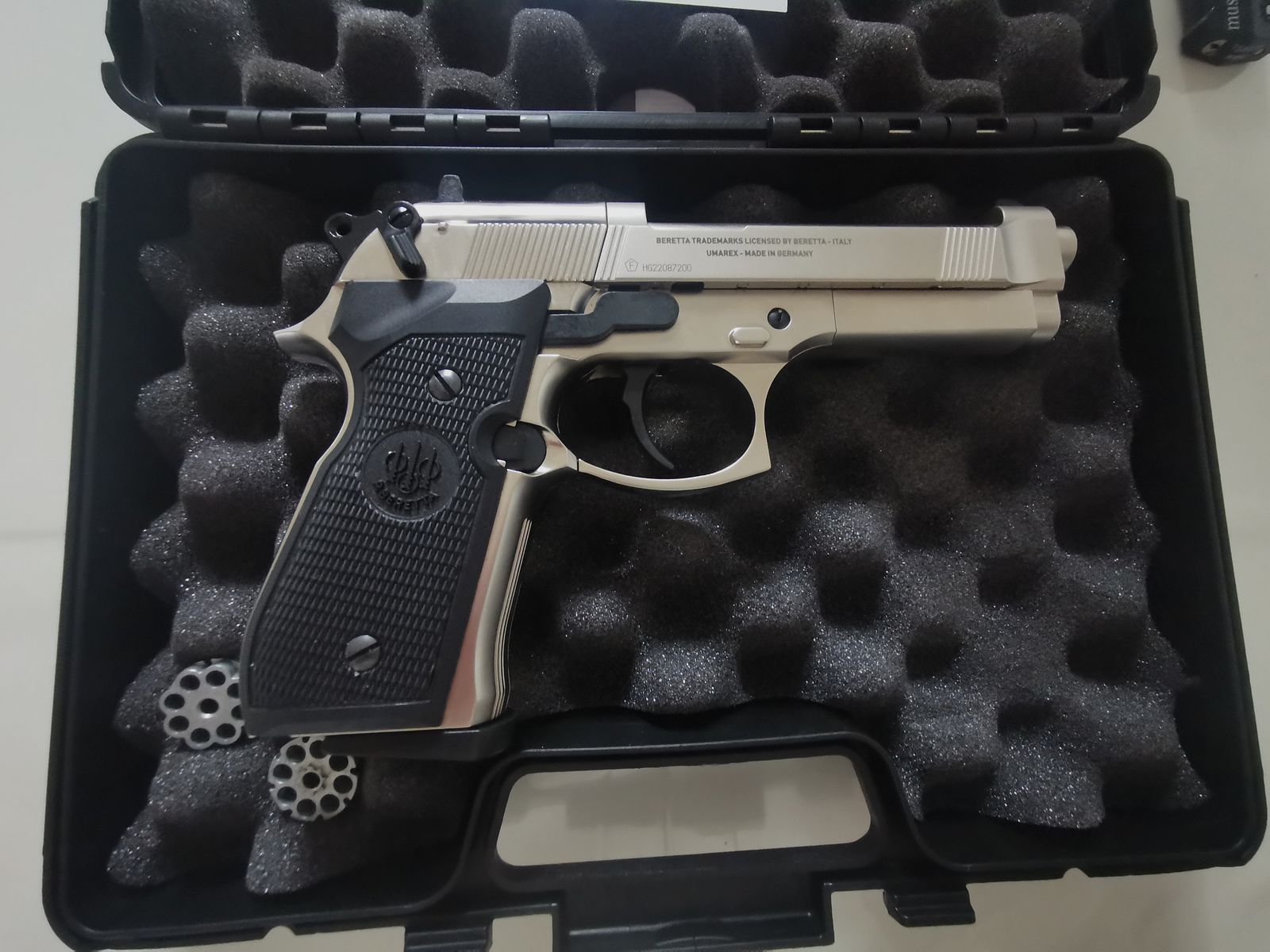 Beretta M92 FS Nickel 4,5mm CO2