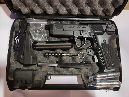 Walther Cp88 4,5mm mit viel Zubehör