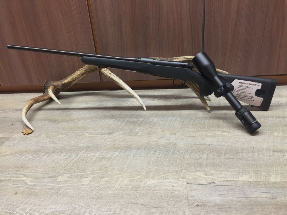 Mauser M18, with Zeiss Conquest V6 2.5-15x56 including thread