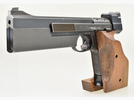 HÄMMERLI " International " KK - Sportpistole ( Modell 208 ) Kal .22 LR mit MORINI Griff