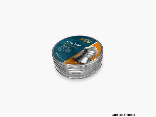 PALLINI ARIA COMPRESSA – H&N SILVER POINT 4,5mm/.177 0,75g – 11,57gr (CONF. 500 PZ.)