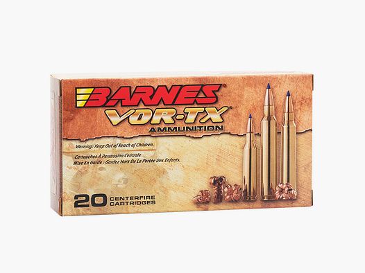 Barnes .243Win VOR-TX 5.2g/80grs Rifle Cartridges Lead-Free