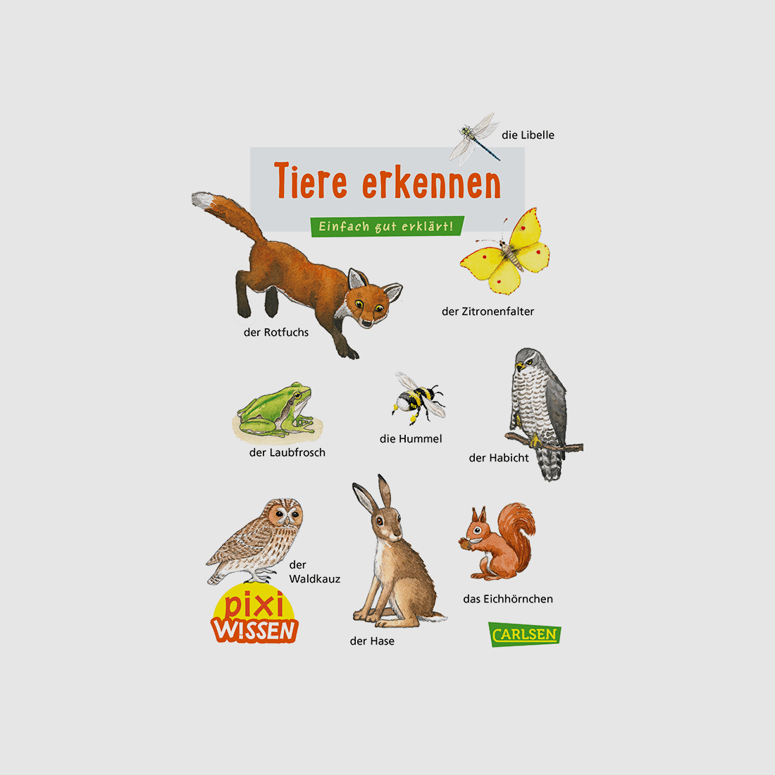 Libro per bambini "Pixi Conoscenza 30: Riconoscere gli animali"