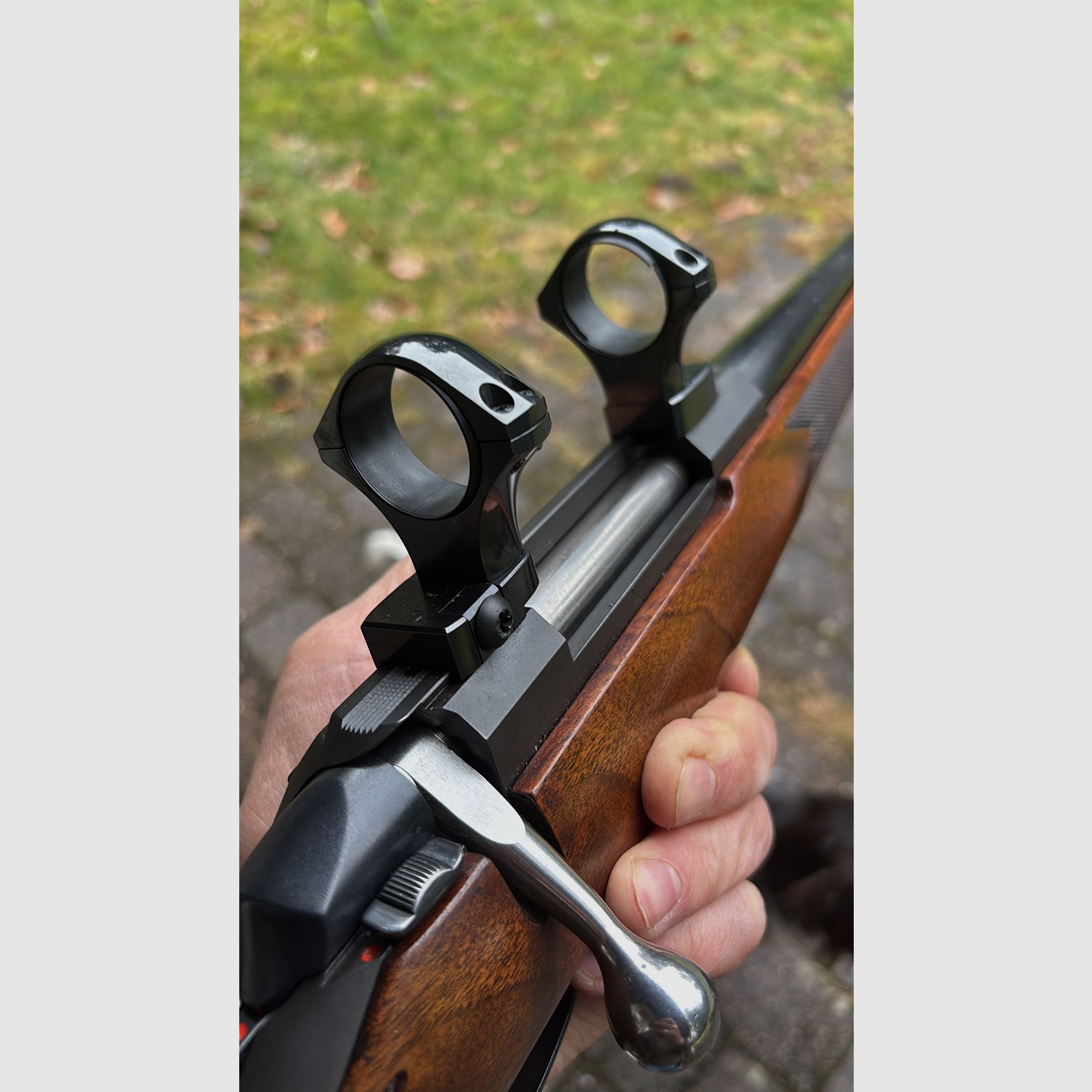 Tikka 695, cal. 9.3x62 with silencer