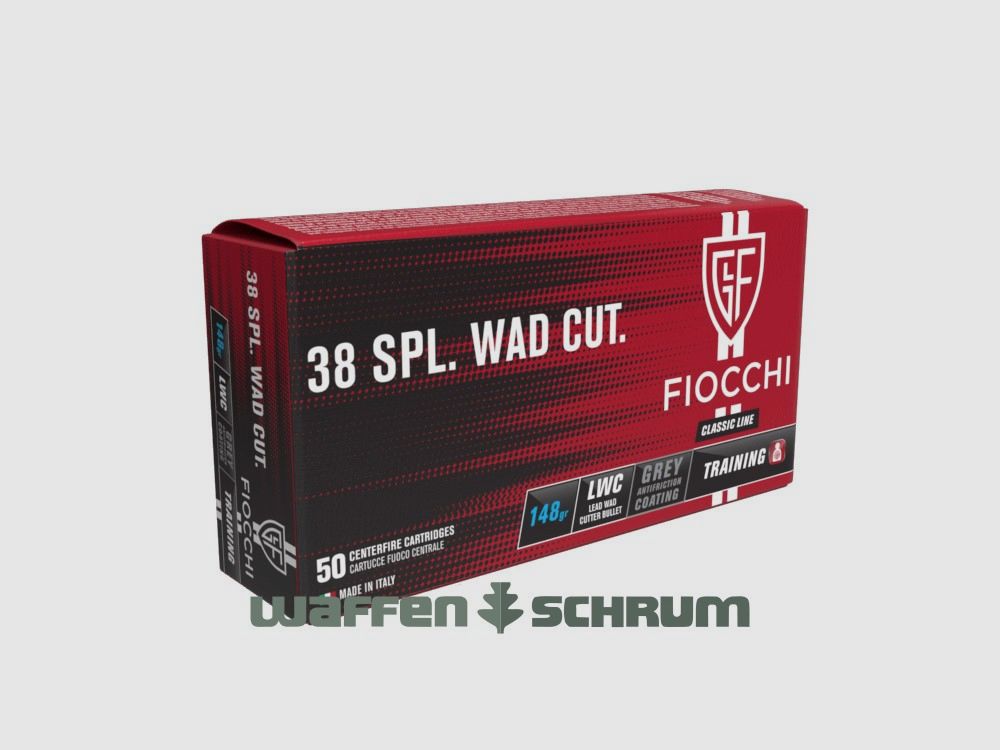 Fiocchi LWC 9.59g - 148gr. .38Special
