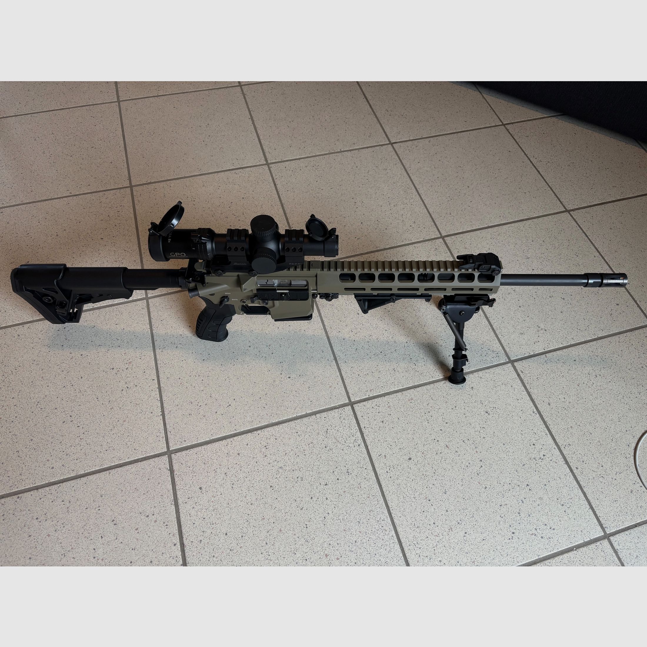 Haenel CR223, olive 16.65", match trigger, like new., image 6 of 6