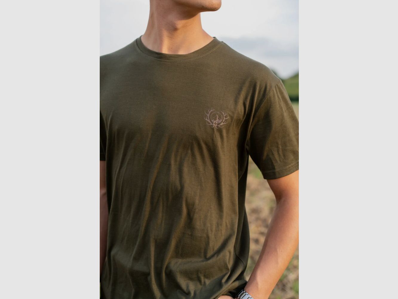Ostermayer Jagd Merino T-Shirt Herren - 100% Merino