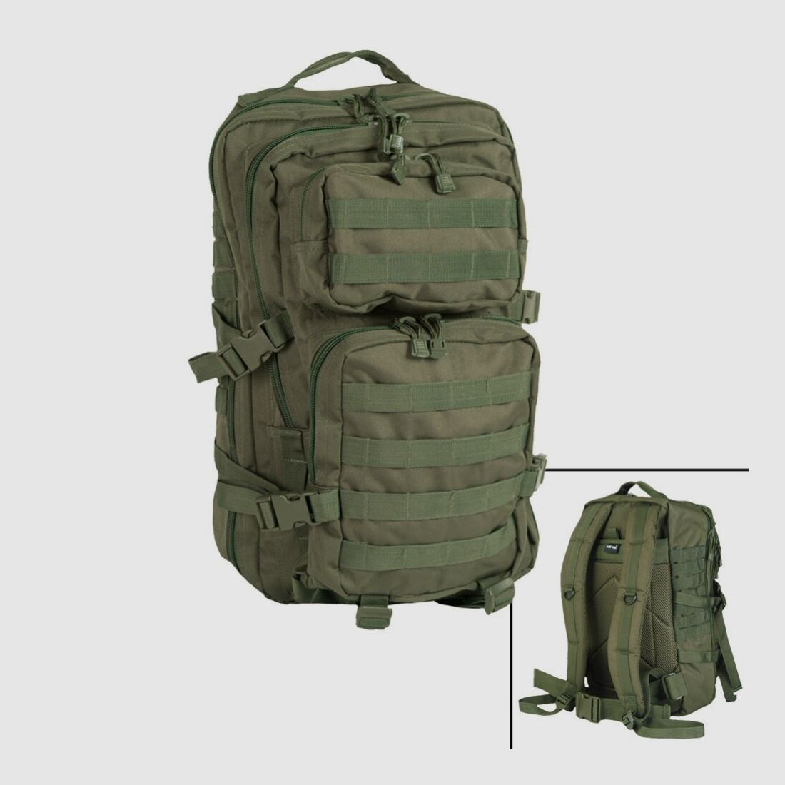 Mil-Tec US Assault Pack Large (L) Oliv