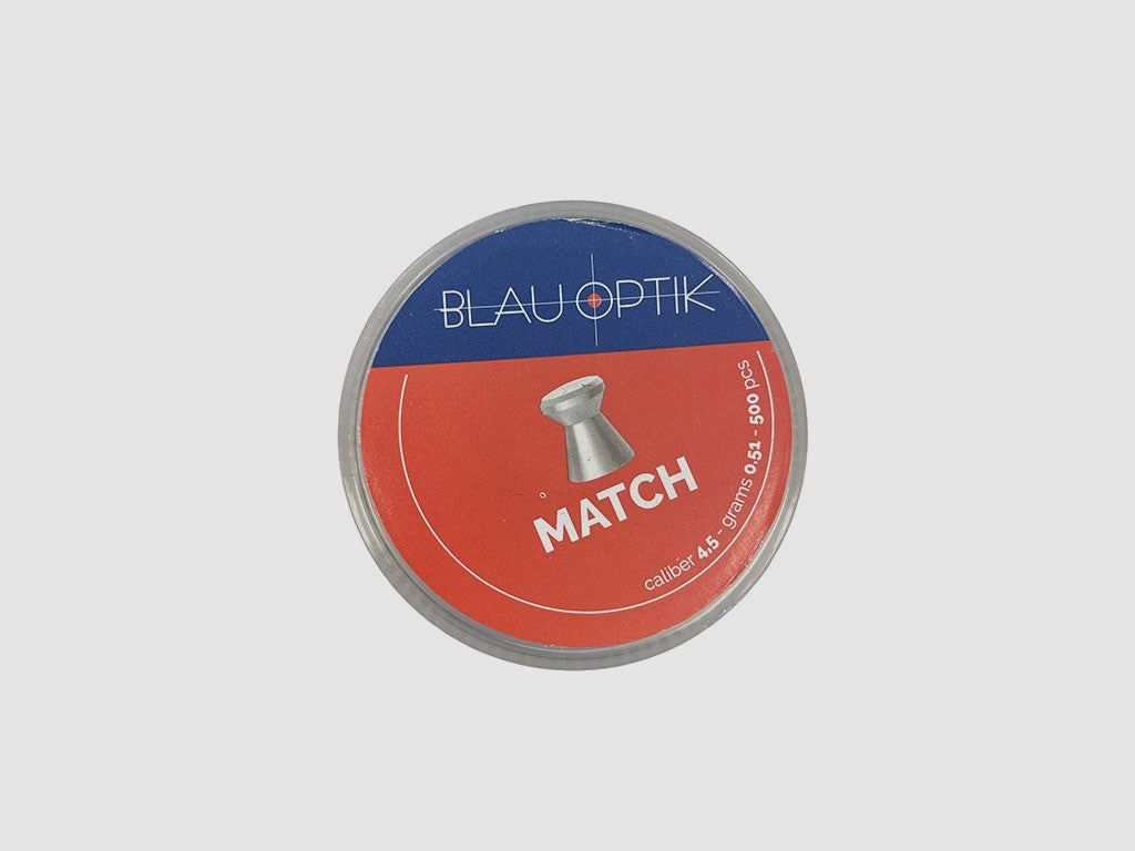 BLAUOPTIK POCISK MATCH Kal. 4,5 500SZT.