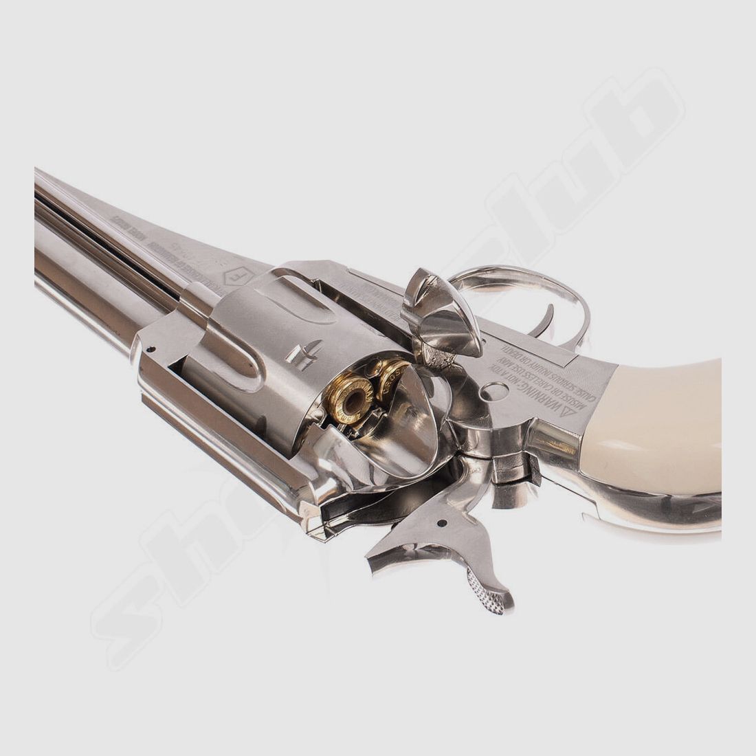 Crosman Remington 1875 Co2 Revolver 4.5mm Diabolo BB Trap Set